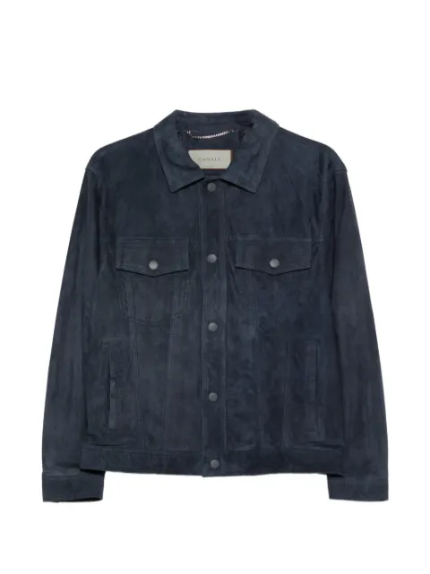 Canali buttoned pocket jacket Blue O70490LE00298