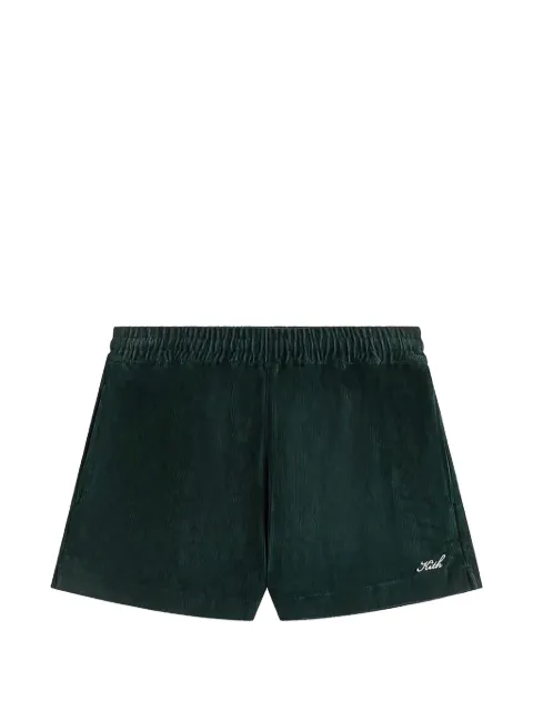 KITH logo-detail short shorts Green KITH100