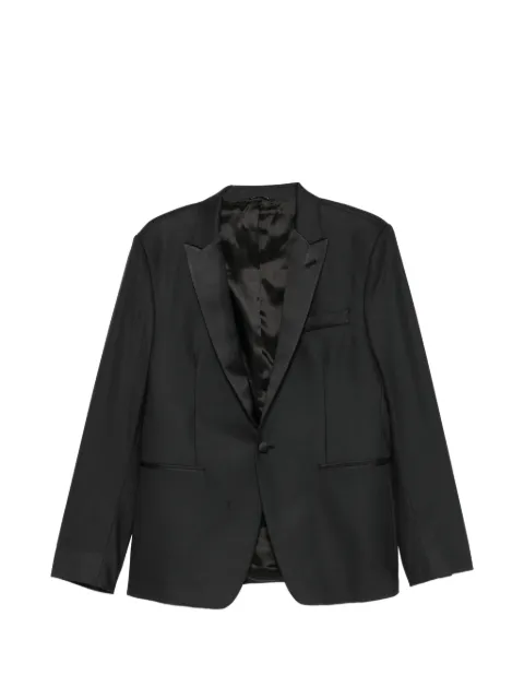 Reveres 1949 peak-lapel pocket blazer Black 540577124600710