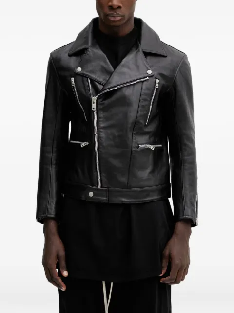Neighborhood biker leather jacket Black 252SZNHJKM05