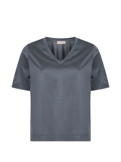 Blanca Vita V-neck short-sleeve T-shirt Grey 6020574000080