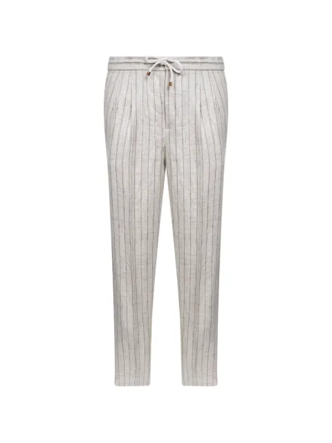 Brunello Cucinelli drawstring pleated trousers Grey MZ412E1710C6183