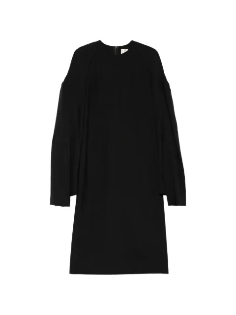 Comme Des Garçons wool midi dress Black GOO002