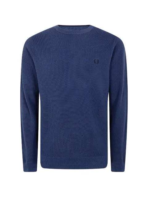 Fred Perry crew-neck sweater Blue K1309