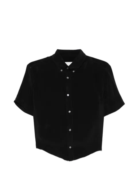 Maison Margiela frayed shirt Black S29DR0003M35901