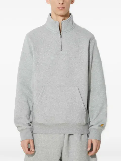 Carhartt WIP zip mock-neck sweatshirt Grey I033665