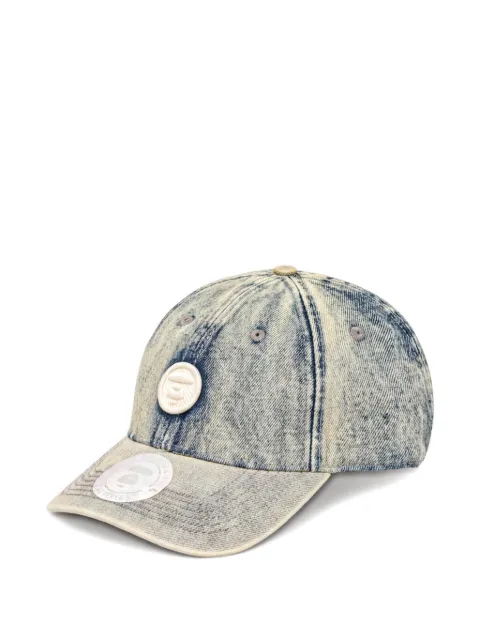 AAPE BY *A BATHING APE® logo-patch baseball cap Blue ACP5313XAO