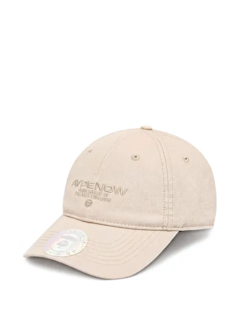 AAPE BY *A BATHING APE® logo-embroidered baseball cap Neutrals ACP4940XXO