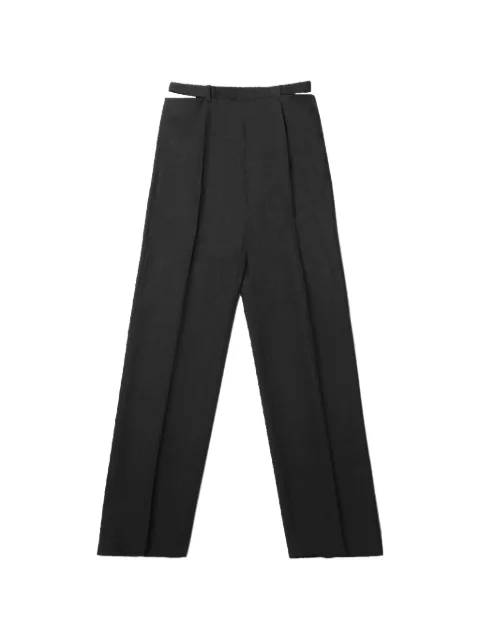 Jil Sander cut-out-detail trousers Black J03KA0342J40249