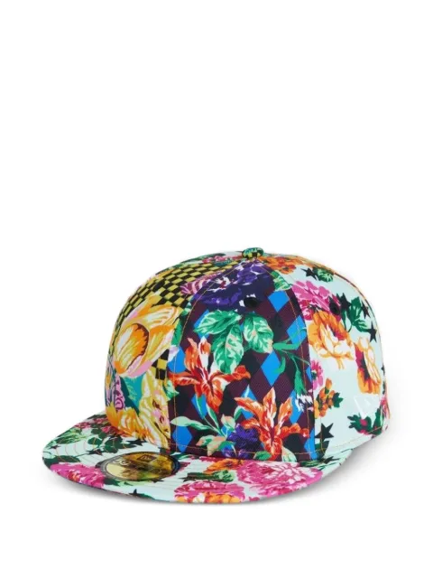 Kenzo x New Era floral-print baseball cap Blue FG58AC961F13