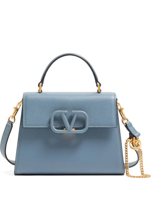 Valentino Garavani Vsling small handbag in grainy calfskin Blue WB0T85YCZ