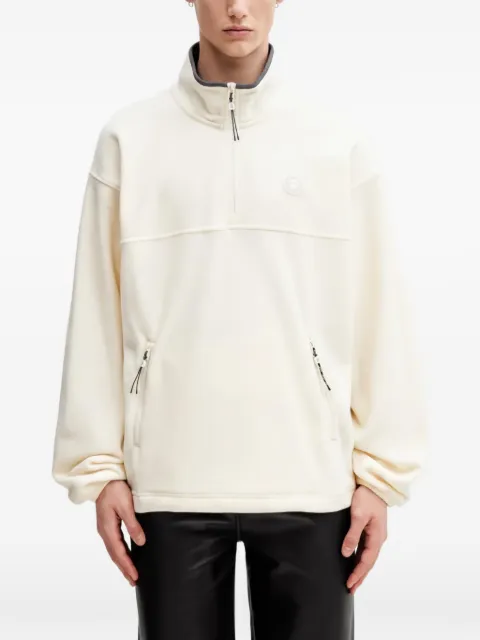 AAPE BY *A BATHING APE® half-zip sweatshirt Neutrals ASWC363XXP