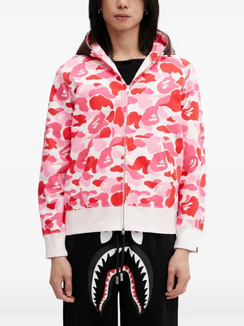 A BATHING APE® ABC Camo 2nd camouflage-print hoodie Pink 001ZPL801006MPNK