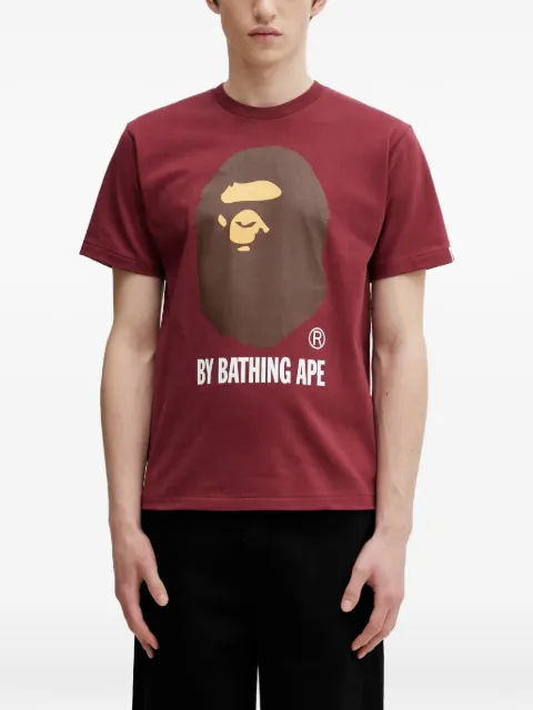 A BATHING APE® graphic-print T-shirt Red 001TEL801002MBRG