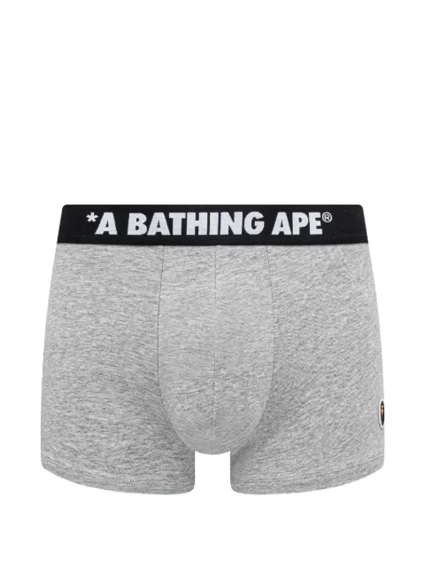 A BATHING APE® logo-waistband boxers Grey 1K80183301