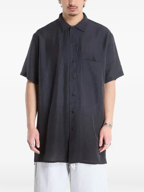 Y-3 short-sleeved long shirt Black KQ9709