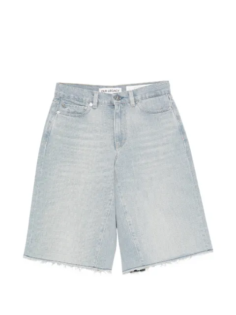 OUR LEGACY frayed shorts Blue W2265JP