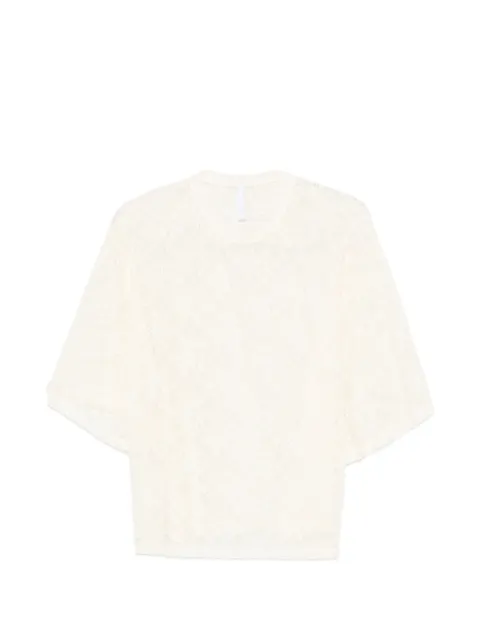 IMPERIAL patterned top Neutrals TV58LEY