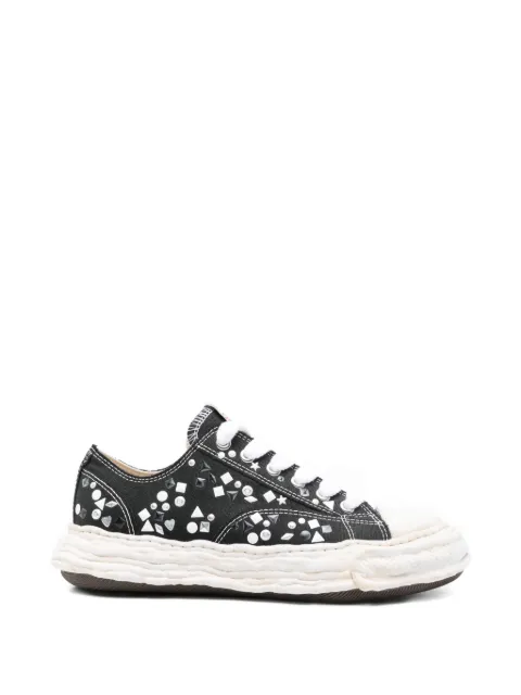 Maison MIHARA YASUHIRO Peterson 23 embellished-canvas sneakers Black A16FW724