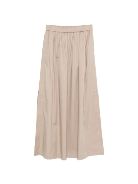 Peserico elasticated-waistband maxi skirt Neutrals P0570201979