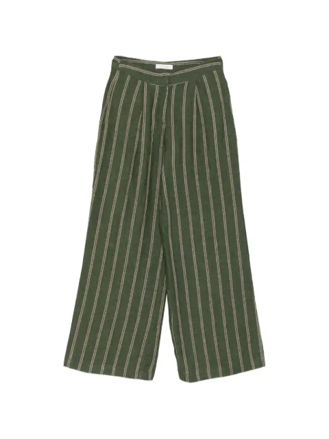 JcSophie Leroy striped palazzo pants Green L3057LEROY180GREENSTRIPES