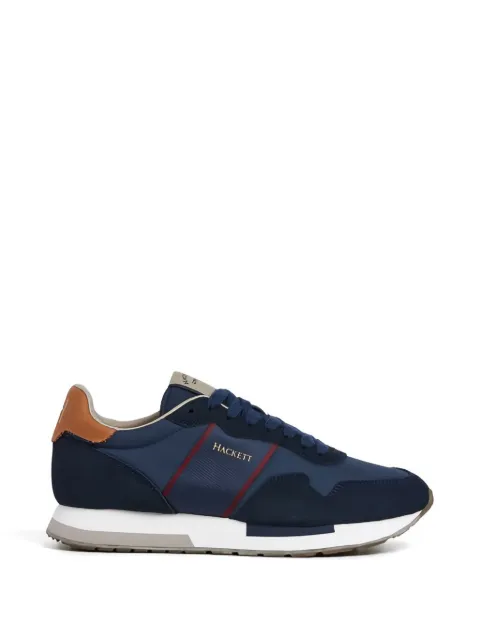 Hackett London suede panelled sneakers Blue HMS200033