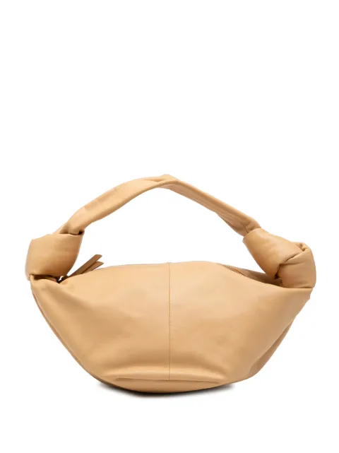 Bottega Veneta Pre-Owned 2012-2026 Mini Calfskin Double Knot Bag handbag Brown S5OQQK0AHTS13ARS