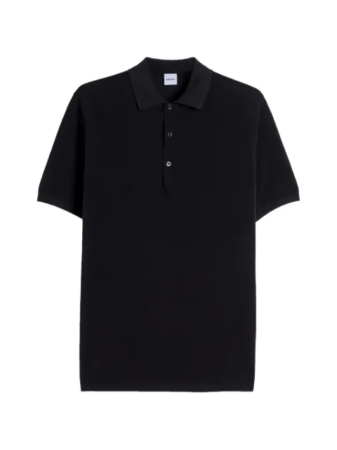 ASPESI button-up polo shirt Black M062D096