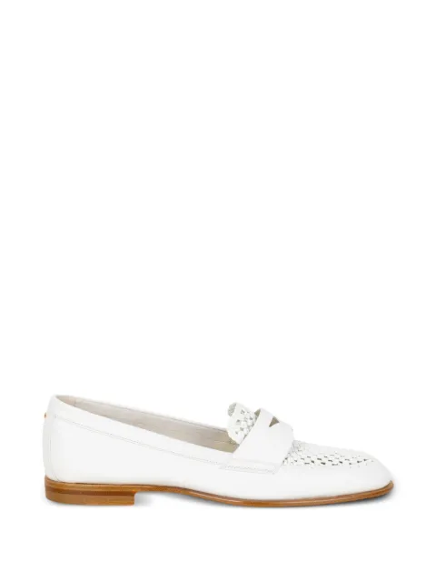 Santoni white loafers White WUSF72100HASFYWEI50