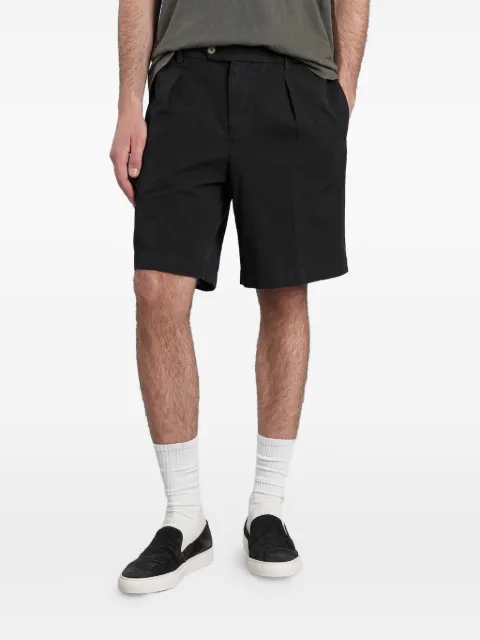 Briglia 1949 pleated-detail flap-pocket shorts Black 300019