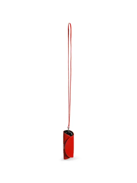 Jil Sander cylindrical keyring wallet Red J10UA0003P5355
