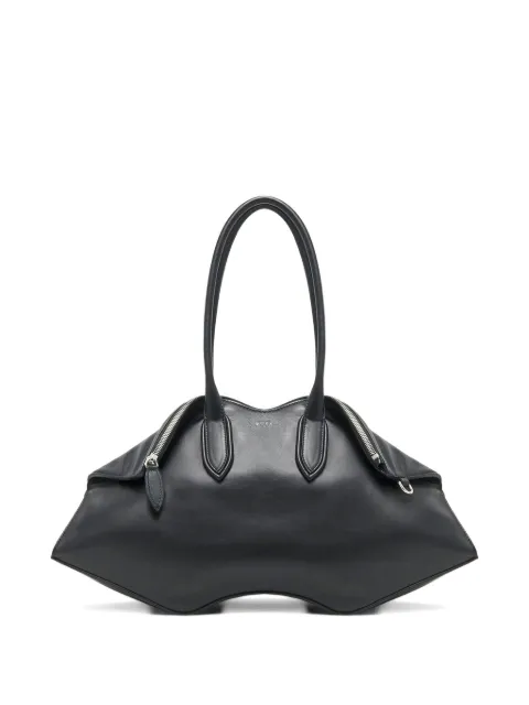 Alexander McQueen Manta leather shoulder bag Black 8559971VDB1