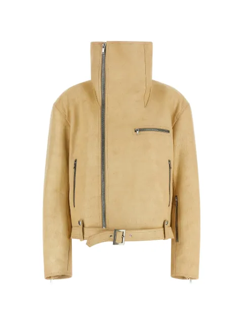 Rick Owens Biker Jumbo Stooges jacket Neutrals RP01F6719LBD