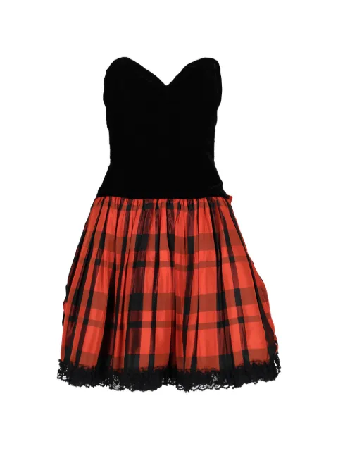 Vintage 1980s Cocktail mini dress Black B1603528