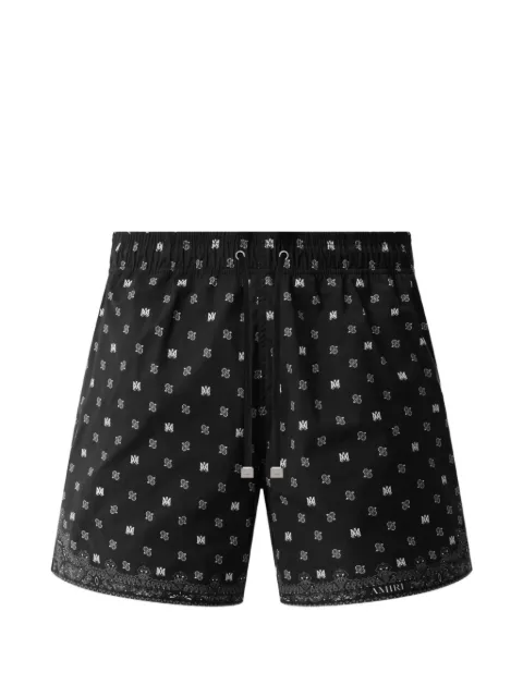 AMIRI MA Paisley swim trunks Black AMBOSW1012