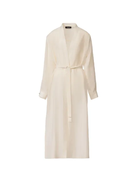 Fabiana Filippi tie-belt tunic Neutrals CAD266F181D9540000