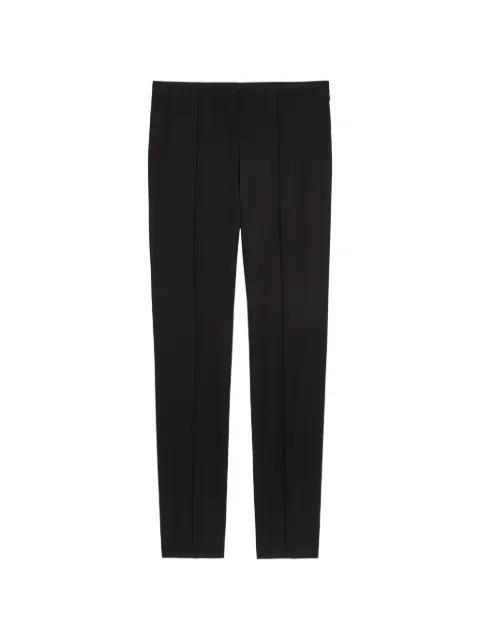 Another Tomorrow panelled trousers Black A425PT070WV