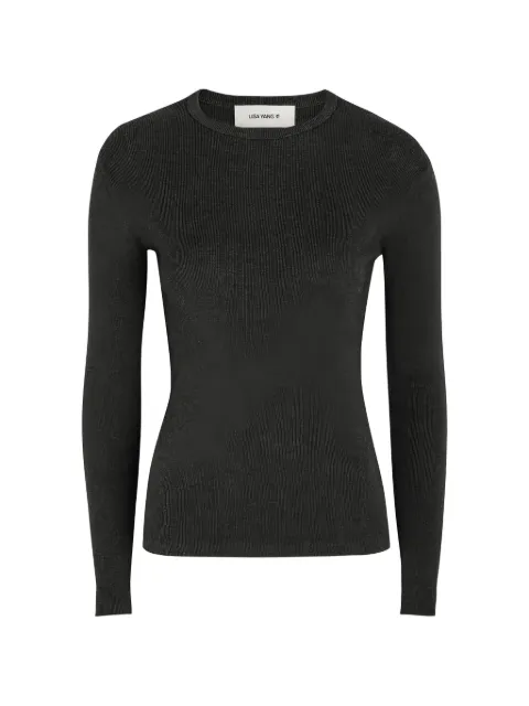 Lisa Yang ribbed long-sleeve T-shirt Grey 2025146