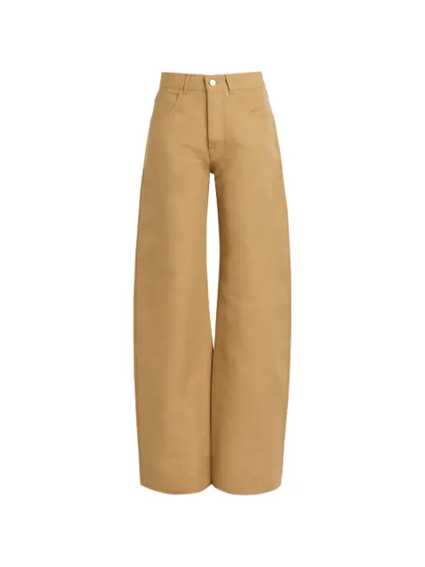 ARMARIUM Luke wide-leg trousers Brown ARMTMP015C01803