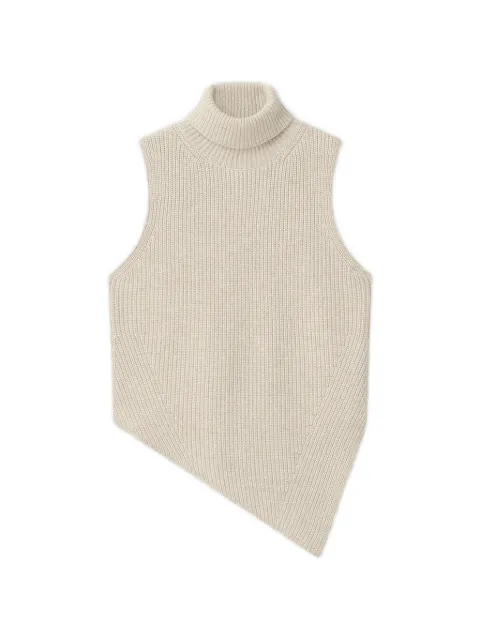Nanushka Fennec knitted turtleneck vest Neutrals NW26PSTP04571