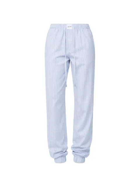 The Attico drawstring striped trousers Blue 260WCP0025CCC127AA