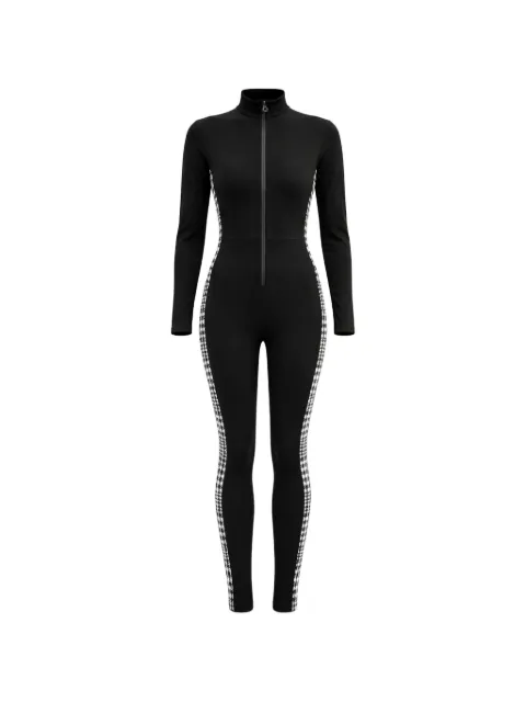 NEWLAND houndstooth-detailed jumpsuit Black N4677315
