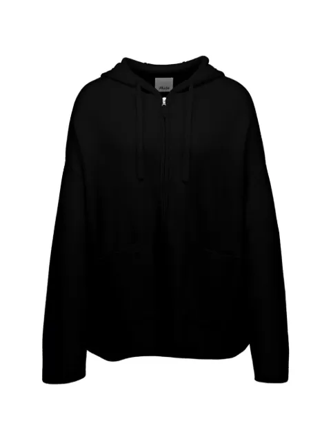 Allude zip-up hoodie Black 26217602