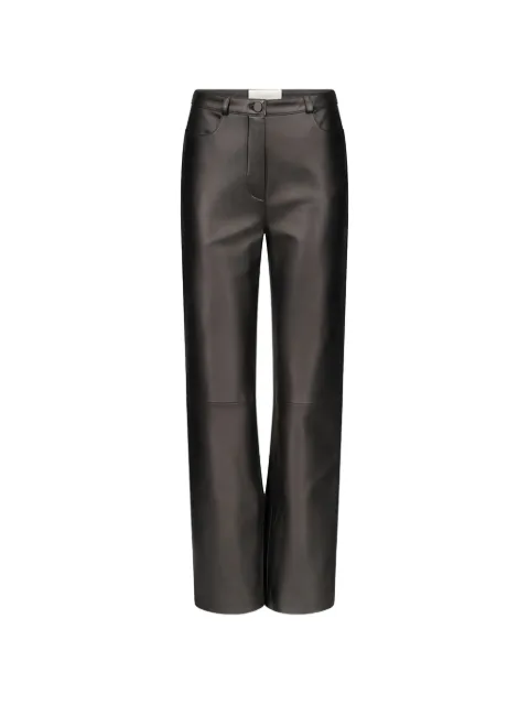 LouLou de Saison leather trousers Black COBELDS