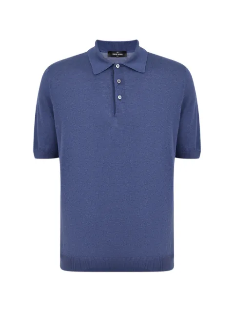 Gran Sasso buttoned polo shirt Blue 4311023503