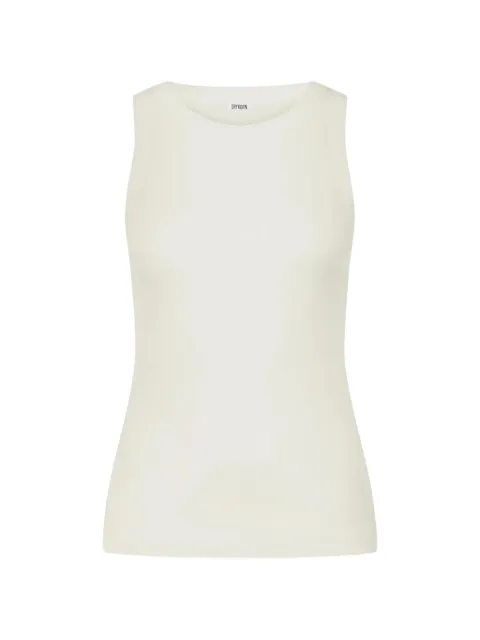 Drykorn ribbed sleeveless top Neutrals 520026OLINA10