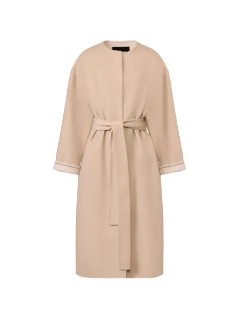 Fabiana Filippi wool coat Neutrals CTD266F240L5080000