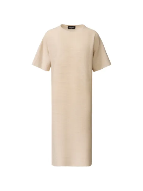 Fabiana Filippi short-sleeve midi dress Neutrals ABD266F178L7660000