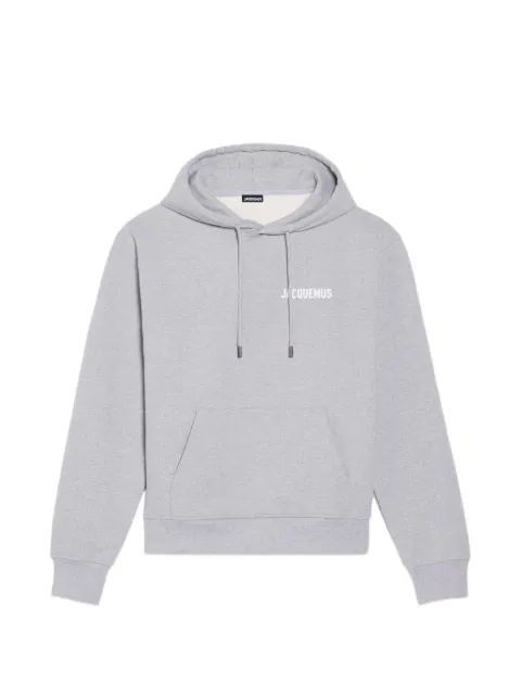 Jacquemus logo-detail hoodie Grey HOU00210AJ00028