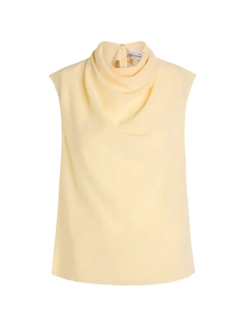 Another Tomorrow sleeveless top Yellow A325BL121SE